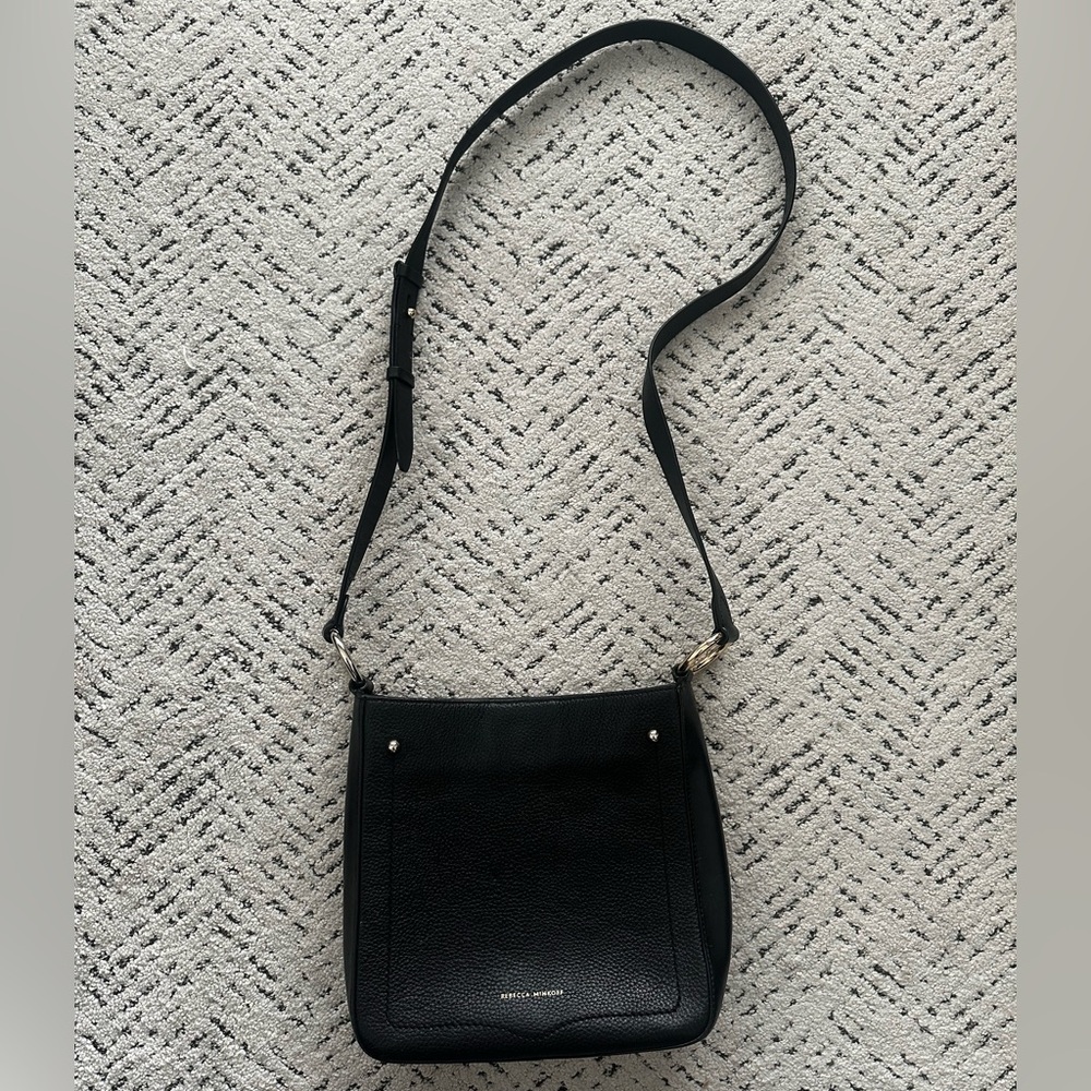 Rebecca Minkoff Gold & Black Feed Bag